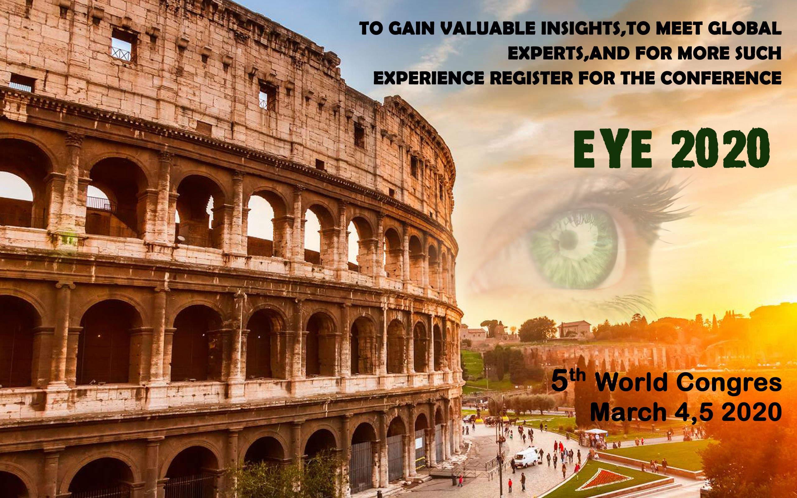 Eye Conference Eye Congress Eye Conferences Ophthalmologist