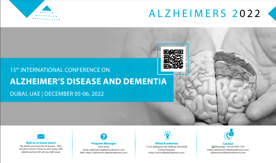 Alzheimer's disease conference Dementia conference Neurology